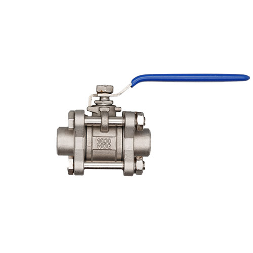 304不锈钢三片式球阀